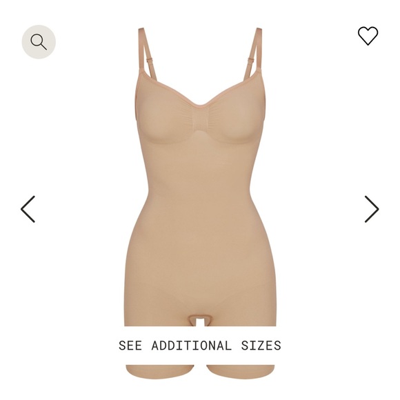 SKIMS Mid Thigh Bodysuit - SAND - Picture 3 of 6